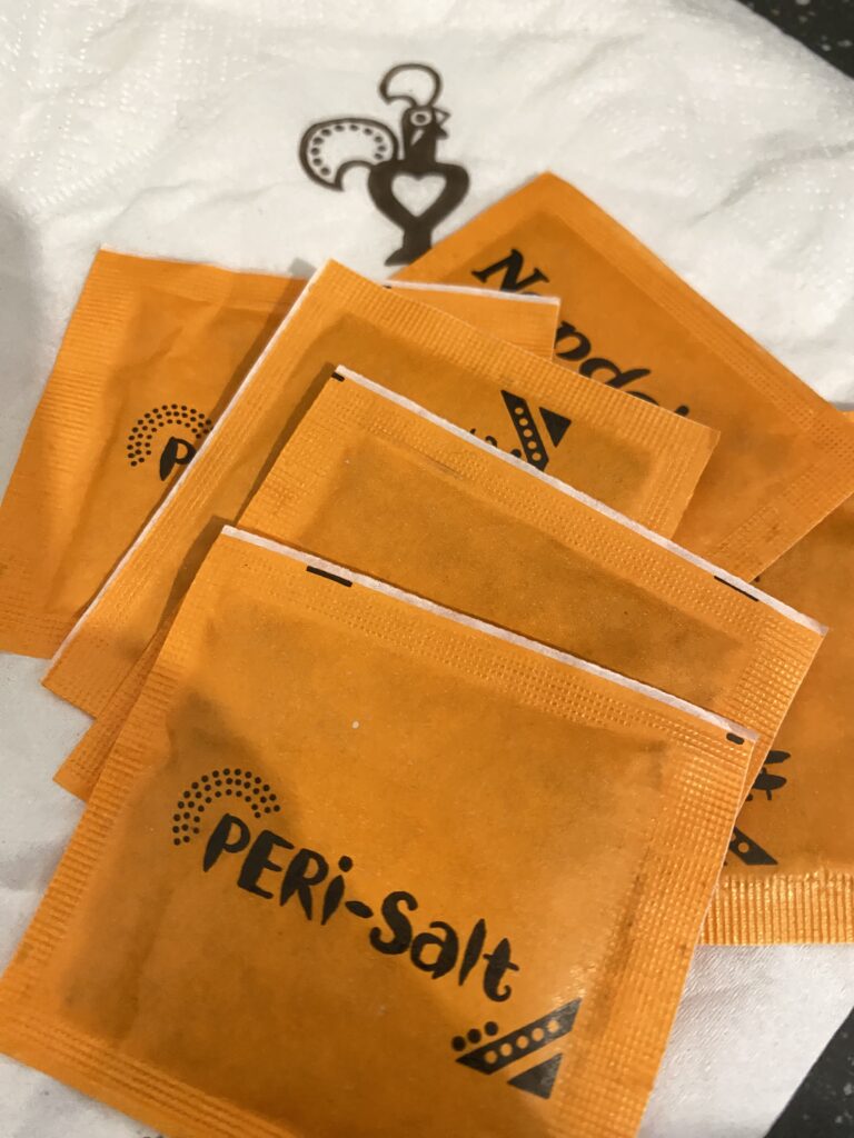 Nando's peri-peri salt packets
