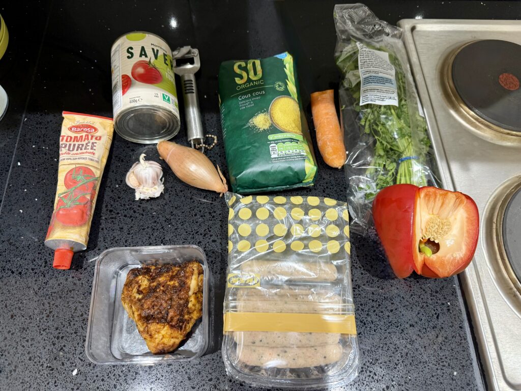 Making dinner