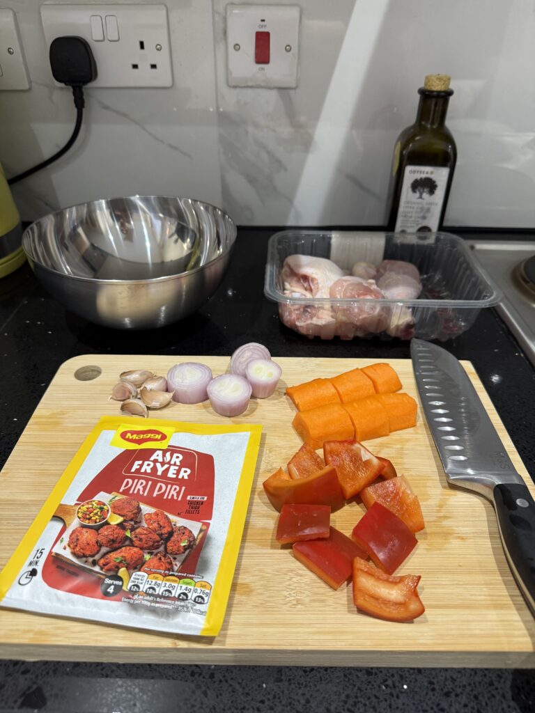 ingredients for peri peri chicken