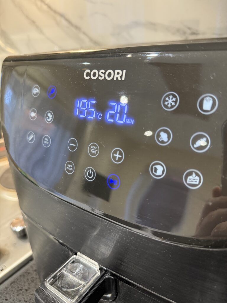 set the airfryer